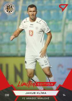 Jakub Klima Hradec Kralove SportZoo FORTUNA:LIGA 2021/22 2. serie Red /49 #246